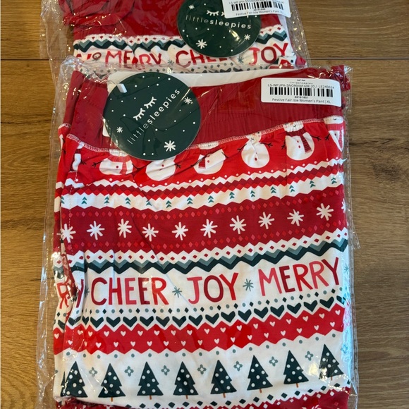 Little Sleepies | Festive Fair Isle Women's Pajama Pants - Picture 2 of 3